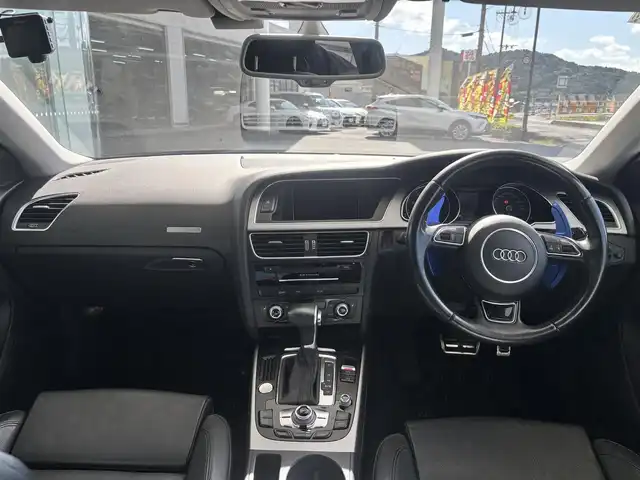 アウディ Ａ５ SB 2．0 TFSI クワトロ 京都府 2013(平25)年 5.3万km 黒 純正マルチナビ、Bluetooth/パドルシフト/黒革シート/前席シートヒーター/前席パワーシート/ディスチャージ/ETC/社外19インチアルミホイール/保証書/取扱説明書