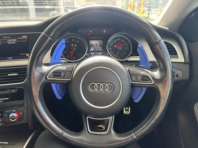 アウディ Ａ５ SB 2．0 TFSI クワトロ 京都府 2013(平25)年 5.3万km 黒 純正マルチナビ、Bluetooth/パドルシフト/黒革シート/前席シートヒーター/前席パワーシート/ディスチャージ/ETC/社外19インチアルミホイール/保証書/取扱説明書