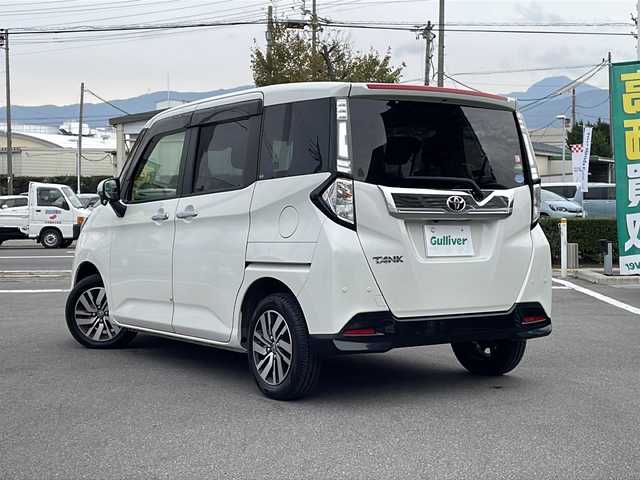 トヨタ タンク カスタムG 長野県 2020(令2)年 2.8万km パールホワイトⅢ 純正SDナビ（NSCN-W68）/FM・AM・CD・ワンセグテレビ/Bluetooth Audio/バックカメラ/純正14インチアルミホイール/衝突被害軽減ブレーキ/純正ドライブレコーダー/両側パワースライドドア/前後コーナーセンサー/クルーズコントロール/革巻きステアリング/ロールサンシェード/純正フロアマット/LEDヘッドライト/オートライト/フォグランプ/ドアバイザー/プッシュスタート/スマートキー/ETC2.0