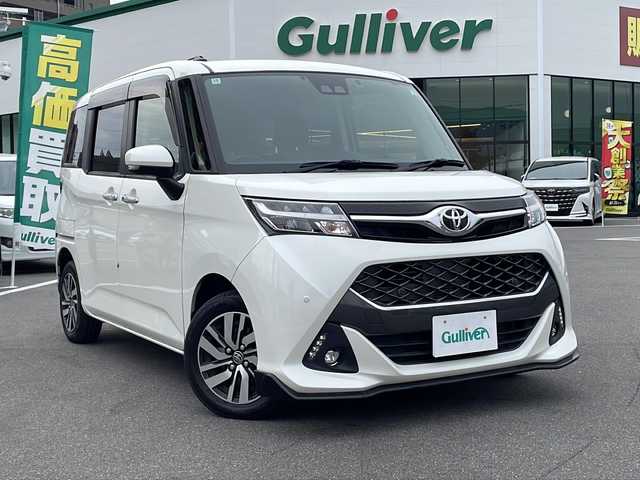 トヨタ タンク カスタムG 長野県 2020(令2)年 2.8万km パールホワイトⅢ 純正SDナビ（NSCN-W68）/FM・AM・CD・ワンセグテレビ/Bluetooth Audio/バックカメラ/純正14インチアルミホイール/衝突被害軽減ブレーキ/純正ドライブレコーダー/両側パワースライドドア/前後コーナーセンサー/クルーズコントロール/革巻きステアリング/ロールサンシェード/純正フロアマット/LEDヘッドライト/オートライト/フォグランプ/ドアバイザー/プッシュスタート/スマートキー/ETC2.0