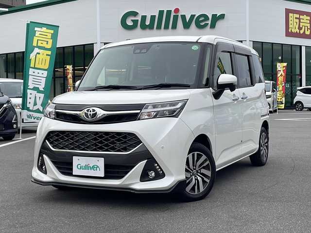 トヨタ タンク カスタムG 長野県 2020(令2)年 2.8万km パールホワイトⅢ 純正SDナビ（NSCN-W68）/FM・AM・CD・ワンセグテレビ/Bluetooth Audio/バックカメラ/純正14インチアルミホイール/衝突被害軽減ブレーキ/純正ドライブレコーダー/両側パワースライドドア/前後コーナーセンサー/クルーズコントロール/革巻きステアリング/ロールサンシェード/純正フロアマット/LEDヘッドライト/オートライト/フォグランプ/ドアバイザー/プッシュスタート/スマートキー/ETC2.0