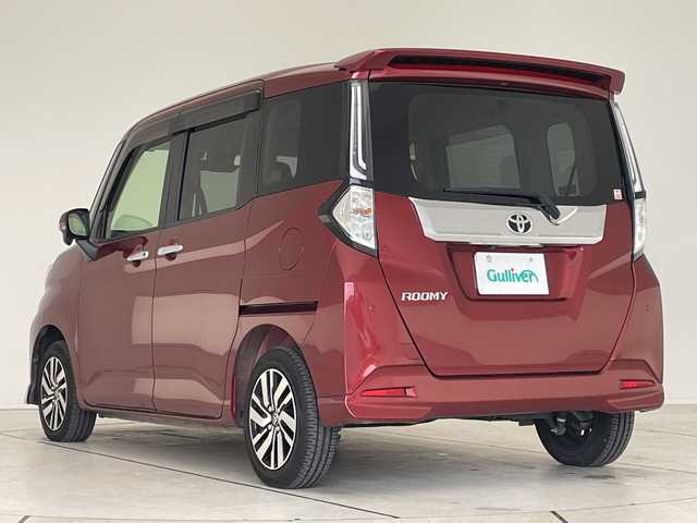 トヨタ ルーミー カスタムG 愛知県 2021(令3)年 3.7万km ファイアークォーツレッドM トヨタセーフティセンス/純正ナビ　SDカードなし/両側パワースライドドア/クルーズコントロール/バックカメラ/コーナーセンサー/純正アルミホイール/LEDヘッドライト/オートマチックハイビーム/ドライブレコーダー/衝突軽減システム/フルセグ/CD DVD/Bluetooth/ステアリングスイッチ/スマートキー/プッシュスタート