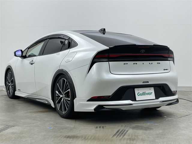 トヨタ プリウス Z 岡山県 2023(令5)年 3.7万km プラチナホワイトパールマイカ モデリスタエアロ /シグネチャーイルミ/パノラマルーフ /パノラミックビューモニター/純正12.3インチディスプレイオーディオ/ナビ/地デジ/Bluetooth/カープレイ/USB/合皮シート/シートヒーター /シートベンチレーション/パワーバックドア /セーフティセンス /レーダークルーズコントロール/LEDヘッドライト/ローダウン/アドバンスドパーク/BSM/ETC2.0/AC100V/デジタルインナーミラー/ステアリングヒーター