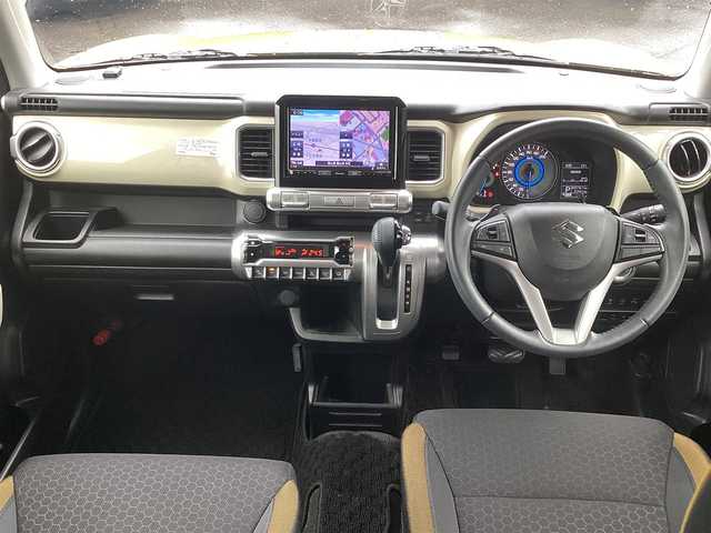 スズキ クロスビー HYBRID MZ 岡山県 2019(平31)年 5.7万km ラッシュイエローメタリック/ホワイト 2トーンルーフ 純正メモリーナビ/フルセグ/バックカメラ/Bluetooth/ビルトインETC/4WD/D/N席シートヒーター/ドライブレコーダー/スマートキー×2/プッシュスタート/パドルシフト/アイドリングストップ/クルーズコントロール/衝突被害軽減ブレーキ/レーンキープアシスト/コーナーセンサー