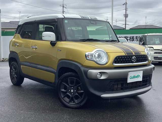 スズキ クロスビー HYBRID MZ 岡山県 2019(平31)年 5.7万km ラッシュイエローメタリック/ホワイト 2トーンルーフ 純正メモリーナビ/フルセグ/バックカメラ/Bluetooth/ビルトインETC/4WD/D/N席シートヒーター/ドライブレコーダー/スマートキー×2/プッシュスタート/パドルシフト/アイドリングストップ/クルーズコントロール/衝突被害軽減ブレーキ/レーンキープアシスト/コーナーセンサー