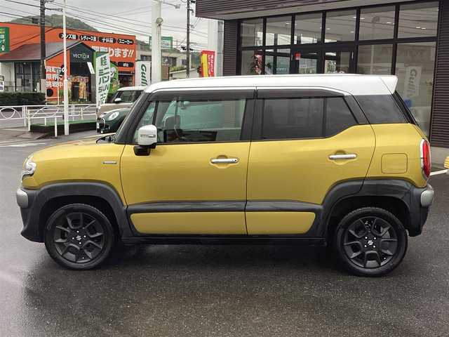 スズキ クロスビー HYBRID MZ 岡山県 2019(平31)年 5.7万km ラッシュイエローメタリック/ホワイト 2トーンルーフ 純正メモリーナビ/フルセグ/バックカメラ/Bluetooth/ビルトインETC/4WD/D/N席シートヒーター/ドライブレコーダー/スマートキー×2/プッシュスタート/パドルシフト/アイドリングストップ/クルーズコントロール/衝突被害軽減ブレーキ/レーンキープアシスト/コーナーセンサー