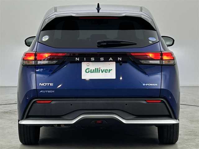 日産 ノート オーテック 福岡県 2021(令3)年 5万km オーロラフレアブルーパール 純正ＤＡナビ　/全方位カメラ　/ドラレコ　/ＥＴＣ２．０　/デジタルインナーミラー　/置くだけ充電　/コーナーセンサー　/ＡＣＣ　/エマージェンシーブレーキ　/レーンキープ　/ＢＳＭ　/ハーフレザー　/シートヒーター　/ＬＥＤ