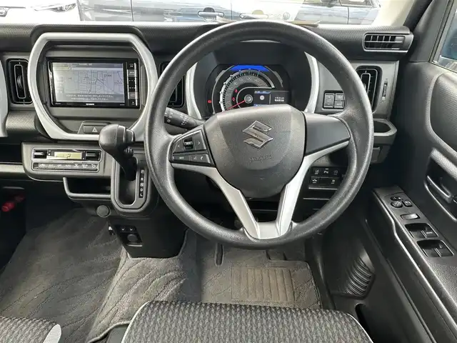 スズキ ハスラー HYBRID G 群馬県 2020(令2)年 2.9万km ブリスクブルーメタリック/ホワイト2トーンルーフ ナビ/TV/ETC/後カメラ/ドラレコ/温シート/スマートキー/アイドリングストップ/Bluetooth/CD/社外フロアマット/ABS/横滑り防止装置/レーンキープアシスト/盗難防止装置/オートライト/ハロゲン/エアバックW＋サイド/衝突被害軽減システム