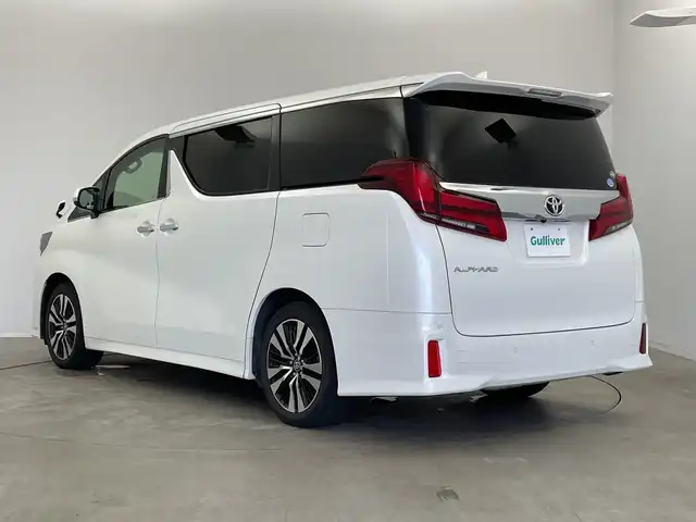 トヨタ アルファード 新潟県 2019(令1)年 2.6万km パール 9インチ大画面ナビ（Bluetooth/CD/フルセグTV/SD）/トヨタセーフティセンス/パワーステアリング/パワーウィンドウ/スマートキー/WAC/純正ビルトインETC2.0/純正AW(235/50/R18)/電動リアゲート/3眼LEDヘッドライト/D席＋N席シートヒーター/シートベンチレーション/パワーステアリング/社外前後ドラレコ（CELLSTAR CSD-790FHG）