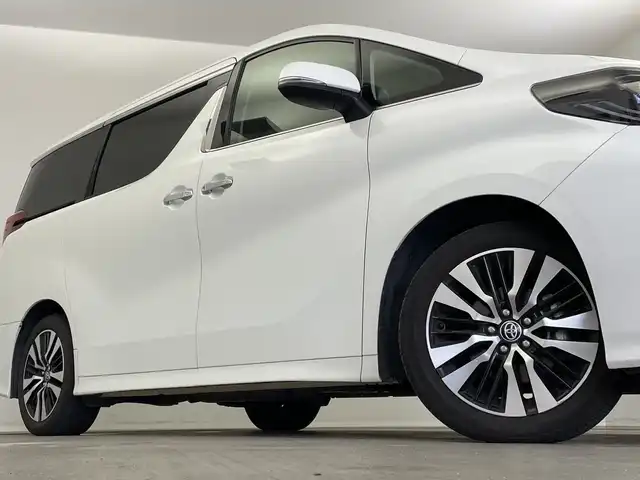 トヨタ アルファード 新潟県 2019(令1)年 2.6万km パール 9インチ大画面ナビ（Bluetooth/CD/フルセグTV/SD）/トヨタセーフティセンス/パワーステアリング/パワーウィンドウ/スマートキー/WAC/純正ビルトインETC2.0/純正AW(235/50/R18)/電動リアゲート/3眼LEDヘッドライト/D席＋N席シートヒーター/シートベンチレーション/パワーステアリング/社外前後ドラレコ（CELLSTAR CSD-790FHG）