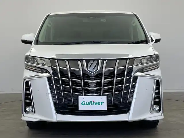 トヨタ アルファード 新潟県 2019(令1)年 2.6万km パール 9インチ大画面ナビ（Bluetooth/CD/フルセグTV/SD）/トヨタセーフティセンス/パワーステアリング/パワーウィンドウ/スマートキー/WAC/純正ビルトインETC2.0/純正AW(235/50/R18)/電動リアゲート/3眼LEDヘッドライト/D席＋N席シートヒーター/シートベンチレーション/パワーステアリング/社外前後ドラレコ（CELLSTAR CSD-790FHG）