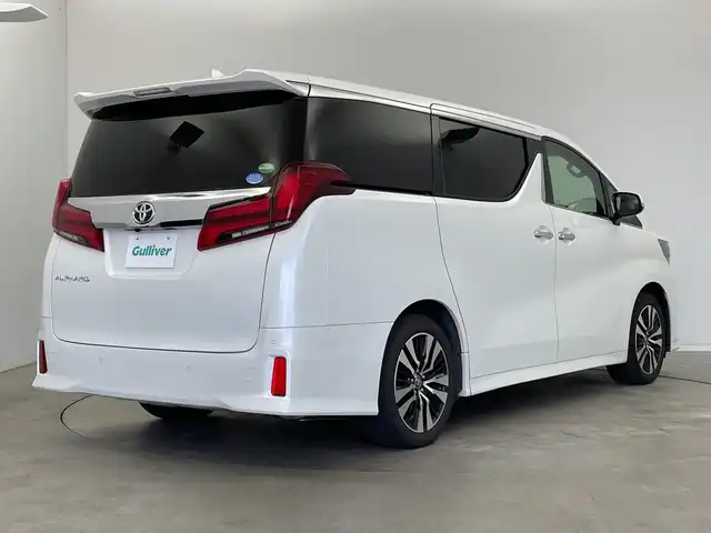 トヨタ アルファード 新潟県 2019(令1)年 2.6万km パール 9インチ大画面ナビ（Bluetooth/CD/フルセグTV/SD）/トヨタセーフティセンス/パワーステアリング/パワーウィンドウ/スマートキー/WAC/純正ビルトインETC2.0/純正AW(235/50/R18)/電動リアゲート/3眼LEDヘッドライト/D席＋N席シートヒーター/シートベンチレーション/パワーステアリング/社外前後ドラレコ（CELLSTAR CSD-790FHG）