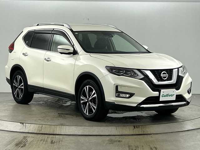 日産 エクストレイル 20Xi 愛知県 2019(平31)年 5.6万km ブリリアントホワイトパール 禁煙車/純正9インチナビ/DVD/CD/Bluetooth/FM/AM/フルセグTV/衝突軽減ブレーキ/デジタルインナーミラー/プロパイロット/レーンキープアシスト/前後コーナーセンサー/電動リアゲート/アラウンドビューモニター/純正ＥＴＣ/ＬＥＤヘッドライト/オートライト/純正アルミホイール/純正フロアマット
