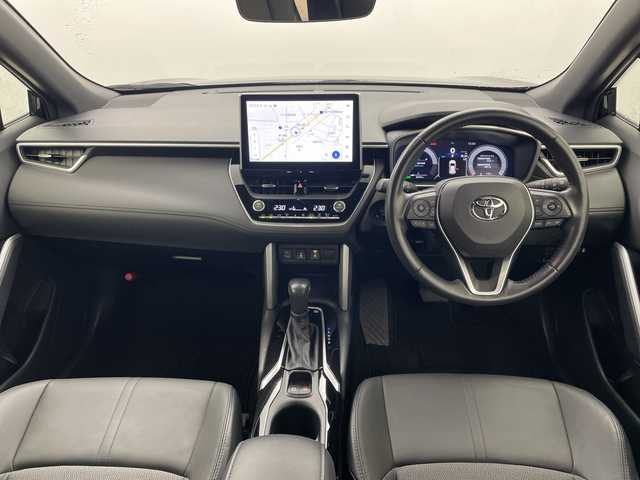 トヨタ カローラ クロス ハイブリッド Z 群馬県 2024(令6)年 2.3万km アティチュードブラックマイカ 純正１０．５型ナビ　/バックカメラ　/フルセグＴＶ　/ＥＴＣ２．０　/ハーフレザーシート　/シートヒーター　/電動リアゲート　/純正アルミホイール　/衝突被害軽減ブレーキ　/レーンアシスト　/ＬＥＤヘッドライト　/禁煙車