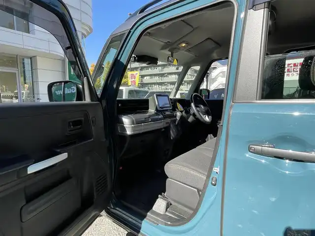 スズキ スペーシア ギア HYBRID XZターボ 岡山県 2021(令3)年 2.7万km デニムブルー ガンメタリック 2トーン 全方位モニター用カメラパッケージ/・アラウンドビューモニター/・ヘッドアップディスプレイ/ワンオーナー/純正SDナビ【CN-RZ866】/（フルセグ/BTオーディオ/DVD）/セーフティサポート/・アダクティブクルーズコントロール/・車線逸脱警報機能/・デュアルカメラブレーキサポート/ターボ/両側パワースライドドア/前席シートヒーター/ETC/ドライブレコーダー前後/取扱説明書/保証書/スペアキー×1