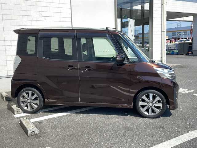三菱 ｅＫスペース カスタムT e－アシスト 埼玉県 2015(平27)年 4.9万km ショコラブラウンP 衝突軽減ブレーキ/純正SDナビ/　【Bluetooth/フルセグTV/DVD/CD】/バックカメラ/両側パワースライド/社外ドライブレコーダー/スマートキー/スペアキー×1/スタッドレスタイヤ車載/純正フロアマット/ETC