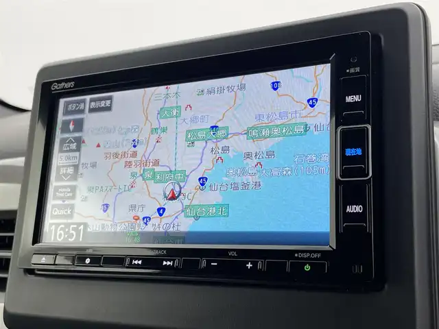 ホンダ Ｎ ＷＧＮ L スタイル+ビター 宮城県 2023(令5)年 0.8万km クリスタルブラックパール 禁煙車/４ＷＤ/純正ＳＤナビ（VXM-224VFi）/・フルセグＴＶ/・Bluetooth接続/・CD/・DVD/・USB入力端子×2/レーダークルーズコントロール/ハーフレザーシート/バックカメラ/ＬＥＤヘッドライト/シートヒーター/スペアキー/スマートキー/プッシュスタート/純正フロアマット/YOKOHAMAタイヤ2023年製