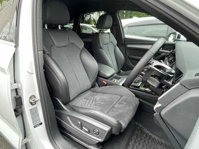 アウディ Ｑ５ SB 40TDIクワトロ Sライン 茨城県 2022(令4)年 1.3万km グレイシアホワイトメタリック ワンオーナー　/アダプティブクルーズコントロール　/バーチャルコックピット/Audiプレセンス/Audiアクティブブレーンアシスト/Audiサイドアシスト/サラウンドビューカメラ　/純正ナビ　/フルセグＴＶ　/ＥＴＣ２．０　/純正アルミホイール　/パークアシスト　/ハーフレザーシート/D+N席電動シート/D席メモリーシート/全席ヒートシーター　/ダウンヒルアシストコントロール/保証書/取扱説明書