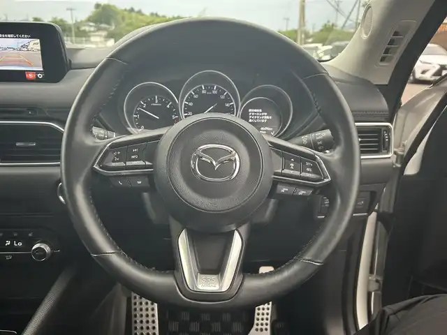 マツダ ＣＸ－５ XD プロアクティブ 愛媛県 2019(平31)年 4.7万km スノーフレイクホワイトパールマイカ 純正ナビ（Bluetooth/CD/DVD/フルセグTV)/全方位カメラ/ETC/ステアリングヒーター/シートヒーター/パワーシート/メモリーシート/前ドライブレコーダー/アダプティブクルーズコントロール/純正19インチアルミホイール/純正フロアマット/LEDヘッドライト/フォグランプ/スマートキー/スペアキー1本/ABS/横滑り防止装置/レーンキープアシスト/盗難防止装置/衝突被害軽減システムクルーズコントロール
