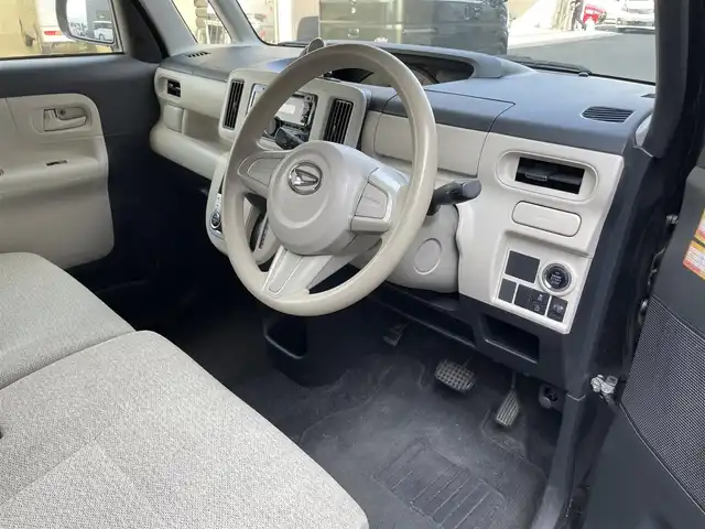 ダイハツ ムーヴ キャンバス X 滋賀県 2017(平29)年 8.4万km ブラックマイカメタリック 純正オーディオ/【CD/USB/AUX】/両側スライドドア/前方ドライブレコーダー/オートライト/純正フロアマット/ドアバイザー/プッシュスタート/スマートキー