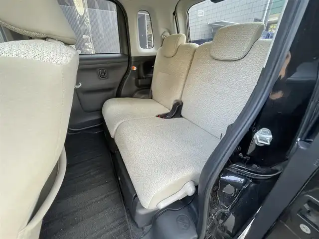 ダイハツ ムーヴ キャンバス X 滋賀県 2017(平29)年 8.4万km ブラックマイカメタリック 純正オーディオ/【CD/USB/AUX】/両側スライドドア/前方ドライブレコーダー/オートライト/純正フロアマット/ドアバイザー/プッシュスタート/スマートキー