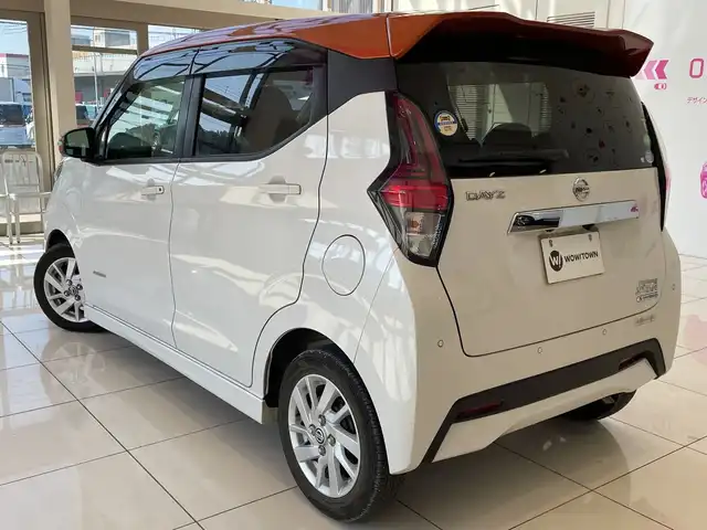 日産 デイズ HWS X プロパイロットED 埼玉県 2020(令2)年 4.5万km プレミアムサンシャインオレンジメタリック/シルキーホワイト エマージェンシーブレーキ/プロパイロット/純正9インチSDナビ/　　CD/DVD/BT/フルセグ/アラウンドビューモニター/レーダークルーズコントロール/ステアリングスイッチ/コーナーセンサー/スマートキー/ETC