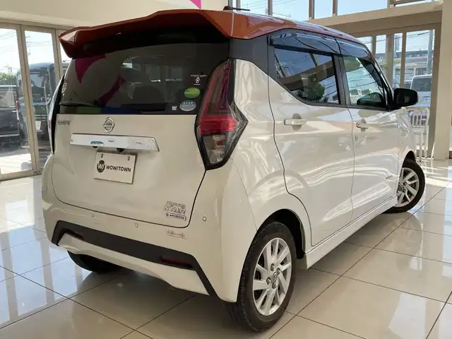 日産 デイズ HWS X プロパイロットED 埼玉県 2020(令2)年 4.5万km プレミアムサンシャインオレンジメタリック/シルキーホワイト エマージェンシーブレーキ/プロパイロット/純正9インチSDナビ/　　CD/DVD/BT/フルセグ/アラウンドビューモニター/レーダークルーズコントロール/ステアリングスイッチ/コーナーセンサー/スマートキー/ETC