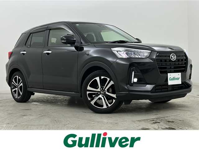 ダイハツ ロッキー プレミアム 宮城県 2020(令2)年 4.3万km ブラックマイカメタリック 禁煙車/スマートアシスト/・オートクルーズコントロール/・衝突回避支援/・レーンキープコントロール/・オートハイビーム/・コーナーセンサー/・リアクロストラフィックアラート/ブラインドスポットモニター/前席シートヒーター/純正9インチディスプレイオーディオ/（BT.AM.FM.USB.Ipod.Applecarplay）/アラウンドビューモニター/フルセグテレビ/ビルトインETC/ハーフレザーシート/革巻きステアリング/ステアリングスイッチ/プッシュスタート/スマートキー/スペアキー/純正フロアマット/純正ドアバイザー/LEDヘッドライト/LEDフォグランプ/純正17インチアルミホイール/横滑り防止機能/アイドリングストップ