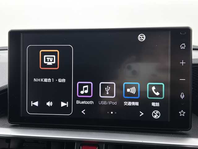 ダイハツ ロッキー プレミアム 宮城県 2020(令2)年 4.3万km ブラックマイカメタリック 禁煙車/スマートアシスト/・オートクルーズコントロール/・衝突回避支援/・レーンキープコントロール/・オートハイビーム/・コーナーセンサー/・リアクロストラフィックアラート/ブラインドスポットモニター/前席シートヒーター/純正9インチディスプレイオーディオ/（BT.AM.FM.USB.Ipod.Applecarplay）/アラウンドビューモニター/フルセグテレビ/ビルトインETC/ハーフレザーシート/革巻きステアリング/ステアリングスイッチ/プッシュスタート/スマートキー/スペアキー/純正フロアマット/純正ドアバイザー/LEDヘッドライト/LEDフォグランプ/純正17インチアルミホイール/横滑り防止機能/アイドリングストップ