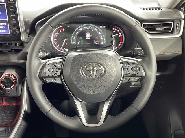 トヨタ ＲＡＶ４ アドベンチャー オフロードPKG 広島県 2022(令4)年 2.1万km グレーメタリック 純正9型ディスプレイオーディオ（AppleCarPlay/AndroidAuto/フルセグTV）/デジタルインナーミラー/ブラインドスポットモニター/マルチテレインセレクト/ブラック合皮シート/パワーシート/ポジションメモリー/シートヒーター/ベンチレーション/ステアリングヒーター/パワーバックドア/クリアランスソナー/パーキングサポートブレーキ/セーフティセンス/・プリクラッシュセーフティ/・レーントレーシングアシスト/・オートマチックハイビーム/・レーダークルーズコントロール/LEDヘッドランプ/純正18インチAW/ETC2.0/ドライブレコーダー