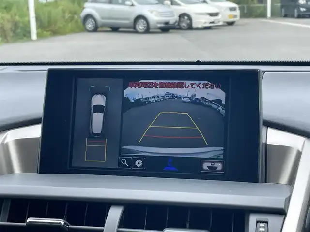 レクサス ＮＸ 200t バージョンL 山形県 2014(平26)年 6.1万km プラチナムシルバーメタリック 純正SDナビ/　　【CD DVD BD BT フルセグ USB AUX MSV】/全周囲カメラ/電動リアゲート/クルーズコントロール/LEDオートヘッドライト/茶革シート/パワーシート/シートエアコン/シートヒーター/ドライブレコーダー/アイドリングストップ/コーナーセンサー/ステアリングスイッチ/パドルシフト/ステアリングヒーター/IC付ターボ/電動格納ウィンカーミラー/BSM/フォグランプ/スマートキー×2/カードキー/ETC2.0