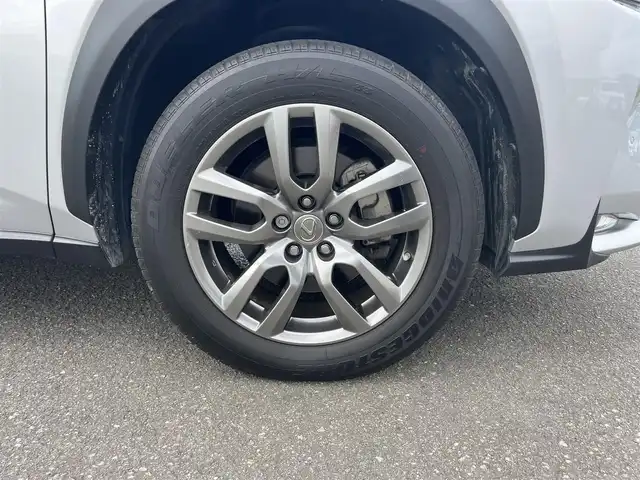 レクサス ＮＸ 200t バージョンL 山形県 2014(平26)年 6.1万km プラチナムシルバーメタリック 純正SDナビ/　　【CD DVD BD BT フルセグ USB AUX MSV】/全周囲カメラ/電動リアゲート/クルーズコントロール/LEDオートヘッドライト/茶革シート/パワーシート/シートエアコン/シートヒーター/ドライブレコーダー/アイドリングストップ/コーナーセンサー/ステアリングスイッチ/パドルシフト/ステアリングヒーター/IC付ターボ/電動格納ウィンカーミラー/BSM/フォグランプ/スマートキー×2/カードキー/ETC2.0