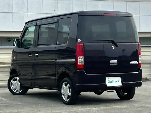 スズキ エブリィ ワゴン JPターボ 静岡県 2013(平25)年 7.9万km ミステリアスバイオレットパール 社外7インチナビ/（FM/AM/CD）/ベンチシート/純正フロアマット/両側スライドドア/エアバッグ/キセノンヘッドライト