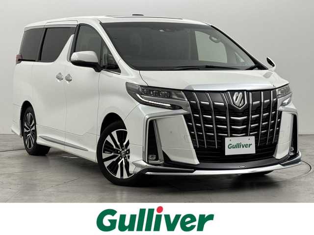 トヨタ アルファード S Cパッケージ 福岡県 2022(令4)年 4.1万km ホワイトパールクリスタルシャイン ツインムーンルーフ　/モデリスタエアロ　/純正ナビ／フルセグTV　/バックカメラ　/デジタルルームミラー　/ビルトインETC２．０　/ドライブレコーダー　/トヨタセーフティセンス　/レーダークルーズコントロール　/コーナーセンサー　/衝突軽減ブレーキ　/レーンキープ　/ブラインドスポットモニター　/アクセル踏み間違い防止　/オートマチックハイビーム　/ＭＴモード付ＡＴ　/両側電動スライドドア　/シートベンチレーション／ヒーター　/ステアリングヒーター　/シートメモリー付きパワーシート　/パワーバックドア/３眼LED