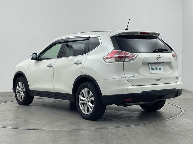 日産 エクストレイル 20X エマージェンシーブレーキ 群馬県 2014(平26)年 13.6万km ブリリアントホワイトパール 純正ナビ　全周囲カメラ　パートタイム４ＷＤ　シートヒーター　クルーズコントロール　純正ビルトインＥＴＣ　革巻きステアリング　ＬＥＤライト　オートライト　スマートキー　フォグランプ　プッシュスタート