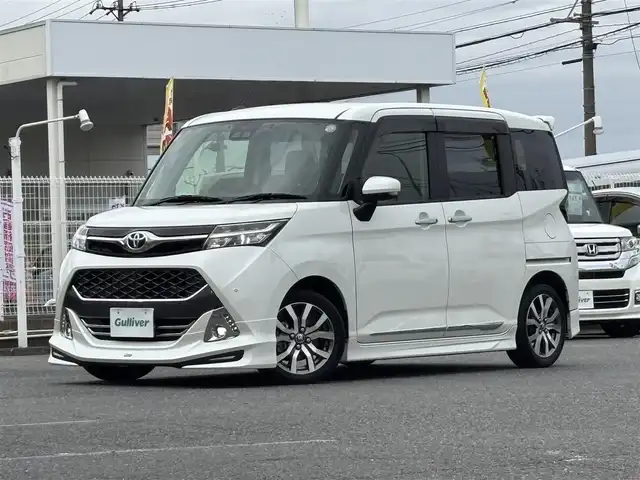 トヨタ タンク カスタムG－T 愛知県 2019(令1)年 3万km パールホワイトⅢ /禁煙//モデリスタエアロ（フロント・サイド・リアアンダー）//アルパイン9インチナビ//CD/DVD/BT/フルセグ/USB/HDMI/MSV//バックカメラ//パノラミックビューモニター//純正15AW//ドライブレコーダー//ビルトインETC//両側パワースライドドア//クルーズコントロール//PCS/LDA//コーナーセンサー（前後）//横滑り防止装置//アイドリングストップ//LEDオートライト//LEDフォグランプ//オートマチックハイビーム//オートリトラウィンカーミラー//LEDルームランプ//革巻きステアリング//ステアリングスイッチ//純正フロアマット//純正ドアバイザー//スペアスマートキー//新車時保証書//取扱説明書//ディーラー記録簿//R1/R2/R3/R4///記録簿//R4/R6/R7//////////////////////////