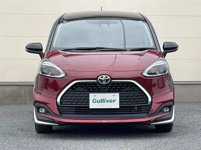 トヨタ シエンタ ファンベースG 茨城県 2019(令1)年 0.2万km ブラックマイカ/センシュアルレッドマイカ 入庫時走行距離1379キロ/10インチ社外ナビ/バックカメラ/革巻きステアリング/トヨタセーフティセンス/両側パワースライドドア/モデリスタ製エアロ/フロアマット/LEDヘッドライト/ドライブレコーダー/ETC/プッシュスタート/フォグランプ