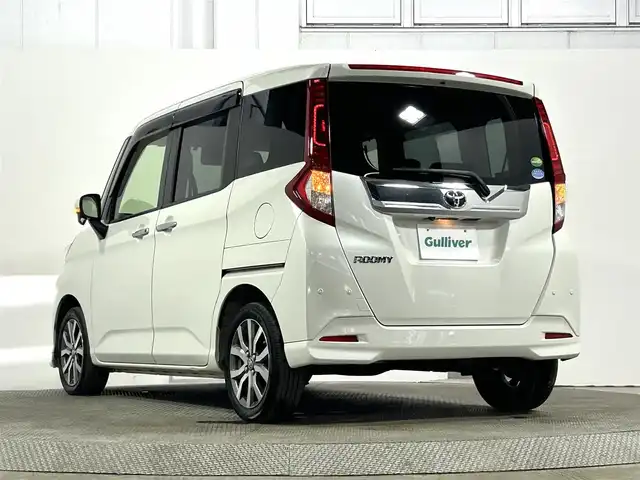 トヨタ ルーミー カスタムG－T 大阪府 2020(令2)年 3万km パールホワイトⅢ 純正ナビTV バックカメラ クルーズコントロール 衝突軽減ブレーキ レーンアシスト シートヒーター スマートキー プッシュスタート 両側パワースライドドア LEDヘッドライト ETC