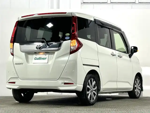 トヨタ ルーミー カスタムG－T 大阪府 2020(令2)年 3万km パールホワイトⅢ 純正ナビTV バックカメラ クルーズコントロール 衝突軽減ブレーキ レーンアシスト シートヒーター スマートキー プッシュスタート 両側パワースライドドア LEDヘッドライト ETC