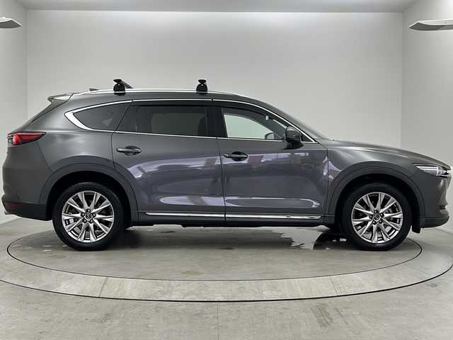 マツダ ＣＸ－８ XD Lパッケージ 大阪府 2018(平30)年 5.8万km マシーングレープレミアムM 純正ナビ　（ＣＤ　ＤＶＤ　ＳＤ　ＵＳＢ　ＢＴ　フルセグＴＶ）　/ＥＴＣ/レーダークルーズコントロール　/衝突軽減ブレーキ　/車線逸脱防止装置/全方位カメラ/BOSEプレミアムサウンド/ＥＴＣ　/前後コーナーセンサー　/ルーフキャリア　/前席・2列席シートヒーター/ステアリングヒーター/オートLEDヘッドライト/オートハイビーム/HUD/スマートキー/スペアキーあり/純正フロアマット