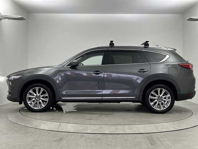 マツダ ＣＸ－８ XD Lパッケージ 大阪府 2018(平30)年 5.8万km マシーングレープレミアムM 純正ナビ　（ＣＤ　ＤＶＤ　ＳＤ　ＵＳＢ　ＢＴ　フルセグＴＶ）　/ＥＴＣ/レーダークルーズコントロール　/衝突軽減ブレーキ　/車線逸脱防止装置/全方位カメラ/BOSEプレミアムサウンド/ＥＴＣ　/前後コーナーセンサー　/ルーフキャリア　/前席・2列席シートヒーター/ステアリングヒーター/オートLEDヘッドライト/オートハイビーム/HUD/スマートキー/スペアキーあり/純正フロアマット