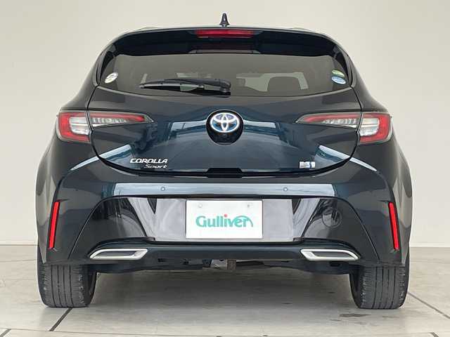 トヨタ カローラ スポーツ ハイブリッドG Z 愛知県 2019(平31)年 3.7万km ブラッキッシュアゲハガラスフレーク 純正ナビ　SDカードなし/レーダークルーズコントロール/バックカメラ/コーナーセンサー/純正アルミホイール/ブラインドスポットモニター/LEDヘッドライト/オートマチックハイビーム/ドライブレコーダー/ETC/衝突軽減システム/フルセグ/ＣＤ/Bluetooth/ステアリングスイッチ/スマートキー/プッシュスタート