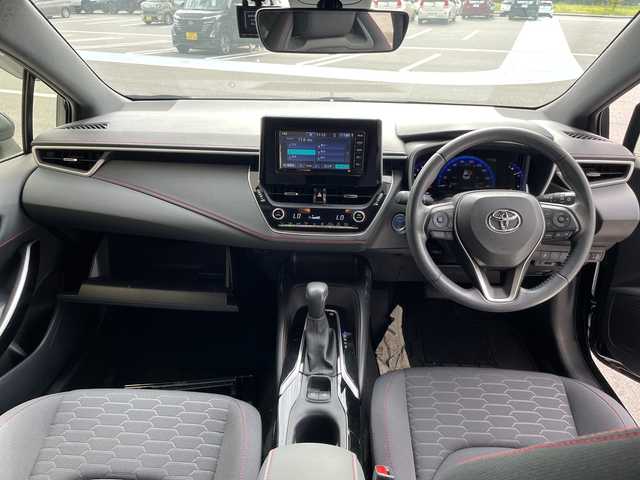 トヨタ カローラ スポーツ ハイブリッドG Z 愛知県 2019(平31)年 3.7万km ブラッキッシュアゲハガラスフレーク 純正ナビ　SDカードなし/レーダークルーズコントロール/バックカメラ/コーナーセンサー/純正アルミホイール/ブラインドスポットモニター/LEDヘッドライト/オートマチックハイビーム/ドライブレコーダー/ETC/衝突軽減システム/フルセグ/ＣＤ/Bluetooth/ステアリングスイッチ/スマートキー/プッシュスタート