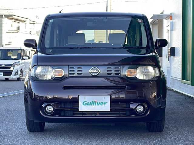 日産 キューブ 15X Vセレクション 岐阜県 2016(平28)年 7.8万km ビターショコラ 禁煙車/純正ナビ/フルセグTV/バックカメラ/アイドリングストップ/ビルトインETC/ドライブレコーダー/社外アルミホイール/純正フロアマット/フォグライト/オートエアオン/オートライト/プッシュスタート/スマートキー/スペアキー