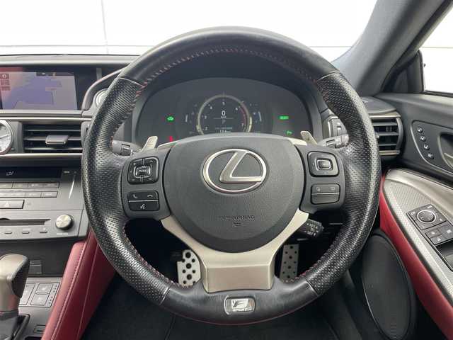 レクサス ＲＣ 300h Fスポーツ 千葉県 2015(平27)年 7.3万km ソニックチタニウム 純正ナビ /ラジオ/CD/DVD/Bluetooth/フルセグTV /バックカメラ /ビルトインETC /クルーズコントロール /D/N席シートヒーター /D/N席ベンチレーション/D/N席パワーシート /前後コーナーセンサー /レザーシート /スマートキー/ダブルエアバック/革巻きステアリング/オートライト/フォグランプ