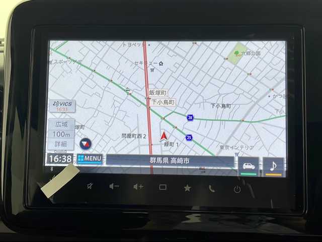 スズキ スペーシア ギア HYBRID XZターボ 群馬県 2024(令6)年 0.1万km未満 モスグレーメタリック 届出済未使用車　純正９型ナビ　フルセグＴＶ　全周囲カメラ　レーダークルーズコントロール　シートヒーター　ステアリングヒーター 両側電動スライドドア　衝突被害軽減ブレーキ　オートハイビーム　ＬＥＤ　禁煙