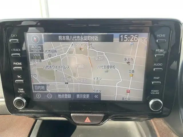 トヨタ ヤリスクロス ハイブリッド Z 熊本県 2021(令3)年 5.4万km ブラックマイカ 純正ディスプレイオーディオ/・ナビキット/・AM/FM/BT/Miracast/・フルセグTV/・テレビキャンセラー/トヨタセーフティセンス/・プリクラッシュセーフティ/・レーントレーシングアシスト/・ブラインドスポットモニター/・リアクロストラフィックアラート/・ロードサインアシスト/・パーキングサポートブレーキ/・オートマチックハイビーム/ハーフレザーシート/D席パワーシート/前席シートヒーター/ETC/電動パーキングブレーキ/革巻きステアリング/ステアリングスイッチ/純正フロアマット/LEDヘッドライト/電動格納ミラー/ウインカーミラー/ドアバイザー/プッシュスタート