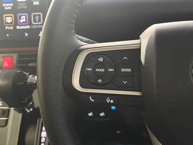 ダイハツ タント ファンクロスターボ 静岡県 2023(令5)年 1.1万km レイクブルーメタリック 純正ディスプレイオーディオ/・フルセグＴＶ/・Bluetooth/・USB/・HDMI/・AM/・FM/主要装備/・両側パワスラ/・衝突軽減/・レーンキープ/・コーナーセンサー前後/・バックカメラ/・ビルトインＥＴＣ/・ドラレコ前後/・デジタルインナーミラー/・シートヒータD/N席/・ルーフレール/・LEDヘッドライト/・オートライト/・オートハイビーム/・フォグランプ/・ステリモ/・電動パーキングブレーキ/・オートホールド/・社外フロアマット/・純正アルミホイール