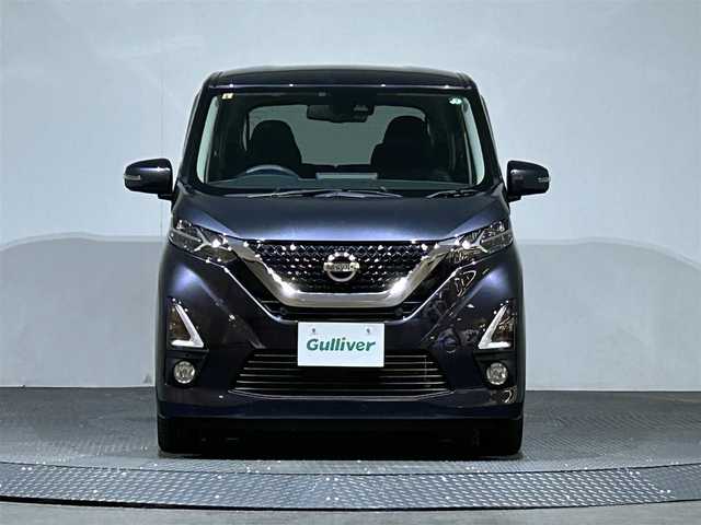 日産 デイズ HWS X プロパイロットED 愛媛県 2020(令2)年 3.3万km プレミアムパープルP 純正SDナビ/（BT/フルセグ/CD/DVD/SD）/全方位カメラ　/プロパイロット　/ウインカーミラー　/ETC /スマートキー/LEDライト　/純正１４インチアルミ/プッシュスタート