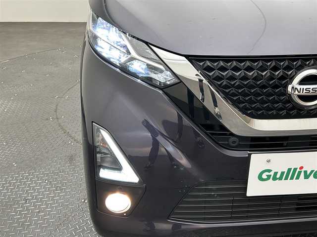 日産 デイズ HWS X プロパイロットED 愛媛県 2020(令2)年 3.3万km プレミアムパープルP 純正SDナビ/（BT/フルセグ/CD/DVD/SD）/全方位カメラ　/プロパイロット　/ウインカーミラー　/ETC /スマートキー/LEDライト　/純正１４インチアルミ/プッシュスタート